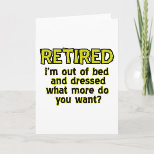 Funny Retirement Cards | Zazzle AU