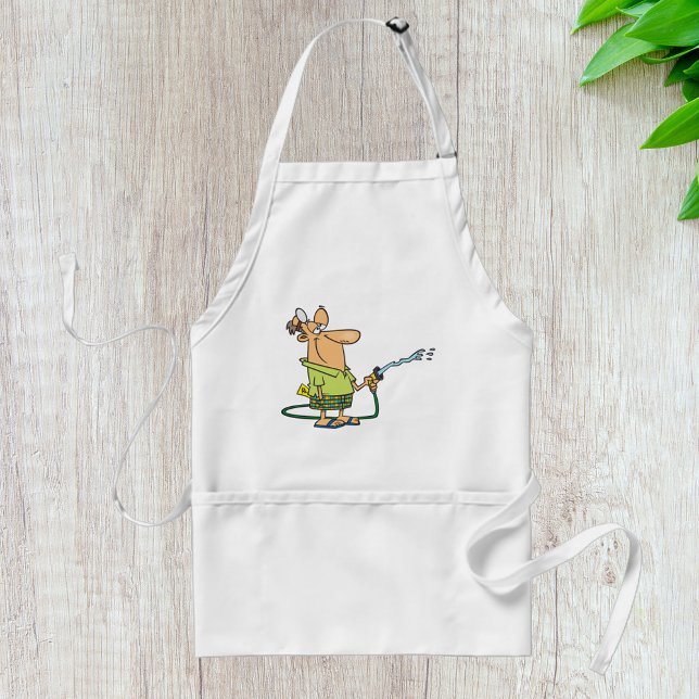 Funny Retired Doctor Gardening Garden Hose Standard Apron (Creator Uploaded)