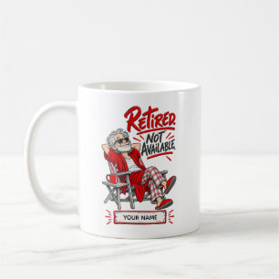 Funny Retired Man Personalised Retirement Gift Coffee Mug