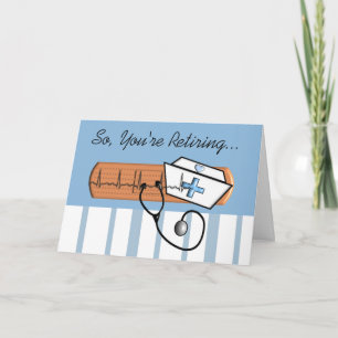 Funny Retired Nurse Greeting Card