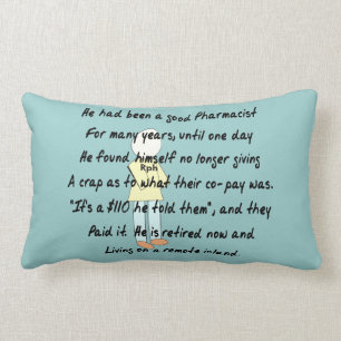 Funny Retired Pharmacist Pillow