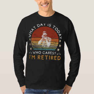 Funny Retired Photographer Tee - Who Cares What Da