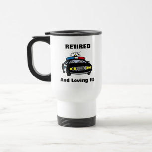 Funny Retired Policeman/ Police Chief Travel Mug