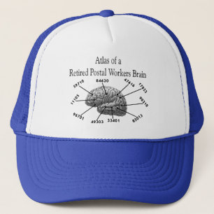 Funny Retired Postal Worker T-Shirts and Gifts Trucker Hat