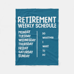 Funny Retiremen For Men Women Retired Retiree Fleece Blanket
