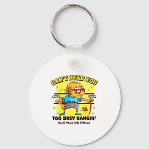Funny Retirement Bold Inappropriate Funny Gag Gift Key Ring