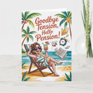 Funny Retirement Card for Woman