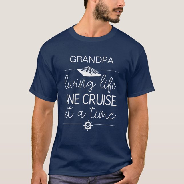 Funny Retirement Cruising Quote T-Shirt (Front)
