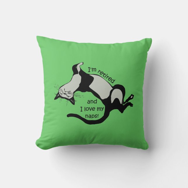 funny retirement cushion (Front)