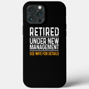 Funny Retirement Design Men Dad Retiring Party iPhone 13 Pro Max Case