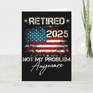 Funny Retirement For Dad Men Women. Uni Retired 20 Card