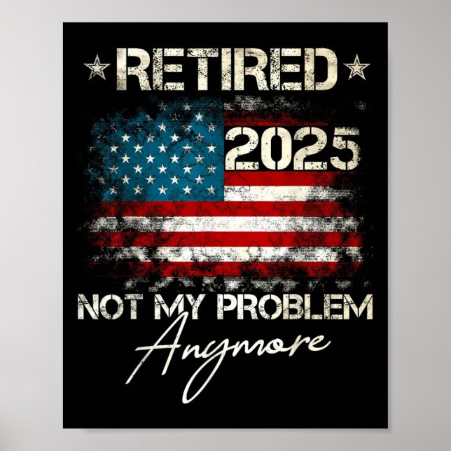 Funny Retirement For Dad Men Women. Uni Retired 20 Poster (Front)