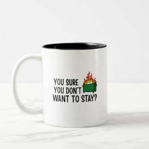 funny retirement gift for coworker boss office  Two-Tone coffee mug
