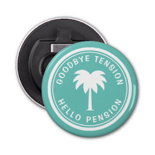 Funny retirement gift magnetic beer bottle opener