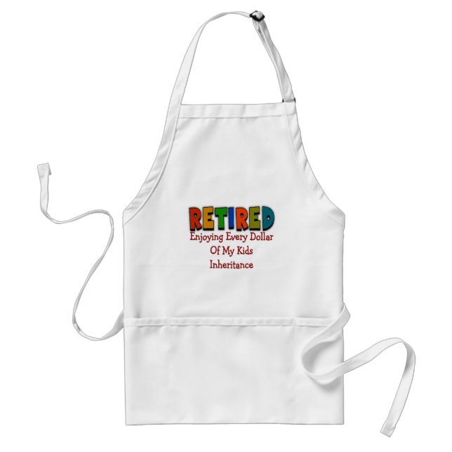 Funny Retirement Gifts Standard Apron (Front)