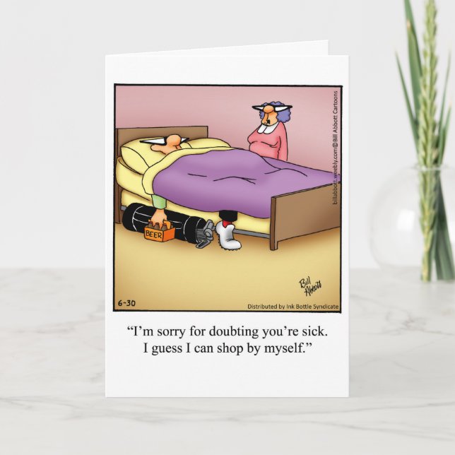 Funny Retirement Humor Greeting Card "Spectickles" (Front)