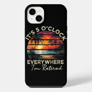 Funny Retirement It's 5 o'clock Everywhere iPhone 14 Plus Case