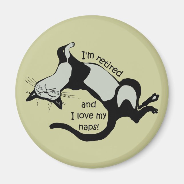 funny retirement magnet (Front)