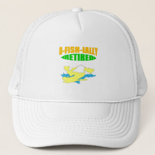 Funny retirement of fisherman trucker hat
