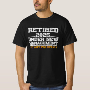 Funny Retirement Party 2025 Men's - Dad Humour T-Shirt