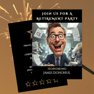 Funny Retirement Party Colleague Invitation