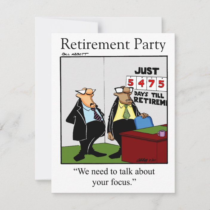 Funny Retirement Party Invitations | Zazzle.com.au