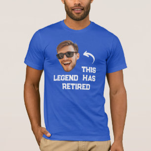  Funny Retirement Photo This Legend Has Retired T-Shirt