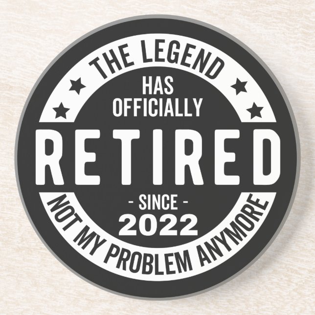 funny retirement, retired, retired firefighter, re coaster (Front)