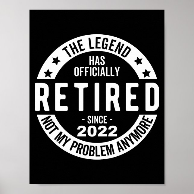 funny retirement, retired, retired firefighter, re poster (Front)