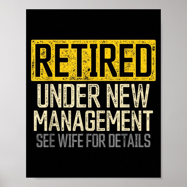 Funny Retirement Shirts For Men Retirement Funny R Poster (Front)