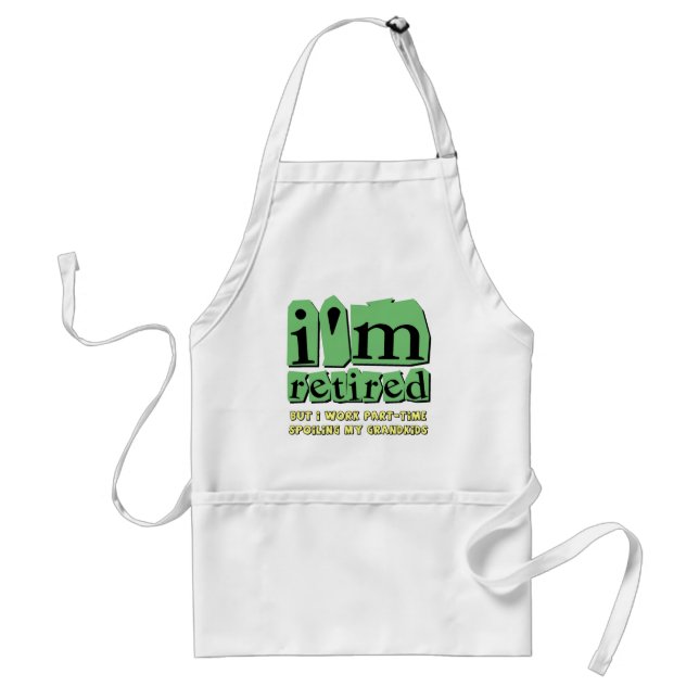 funny retirement standard apron (Front)