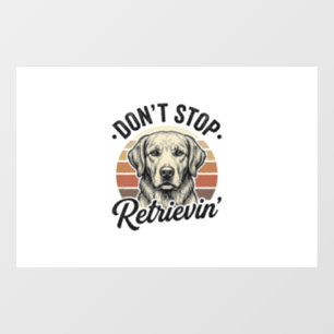Funny Retriever Dog Vintage Engraving Graphic Tee_