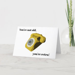 Funny Retro 50th Birthday Card
