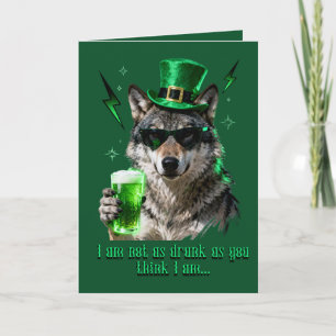 Funny Retro 90s St. Patricks Card – For Him