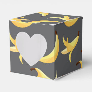 Funny Retro Banana Party Favours Puns Editable Favour Box