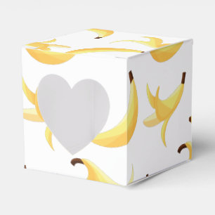 Funny Retro Banana Party Favours Puns Editable Favour Box