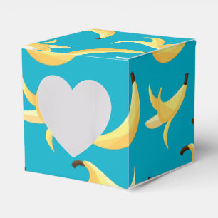 Funny Retro Banana Party Favours Puns Editable Favour Box