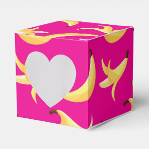 Funny Retro Banana Party Favours Puns Editable Favour Box