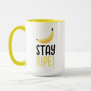 Funny Retro Banana Party Favours Puns Editable Mug