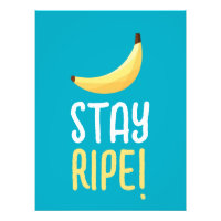 Funny Retro Banana Party Favours Puns Editable