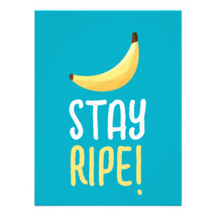 Funny Retro Banana Party Favours Puns Editable Photo Print