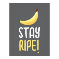 Funny Retro Banana Party Favours Puns Editable