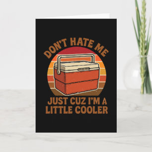 Funny Retro Beach Summer Camping Humor Weird Cruis Card