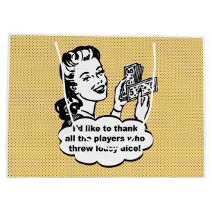 Funny Retro Bunco Gift Bag