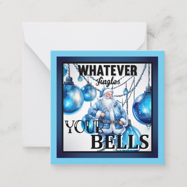 Funny Retro Christmas Card (Front)