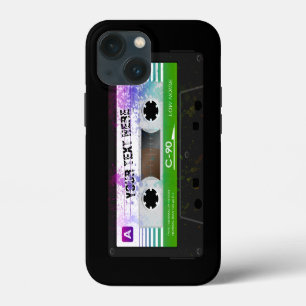 Funny Retro Compact Audio Cassette iPhone 13 Mini Case