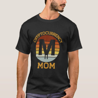 Funny Retro Cryptocurrency Mum Blockchain Mama Inv T-Shirt