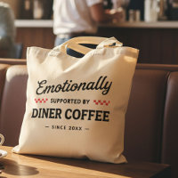 Funny Retro Diner Coffee Vintage Style Nostalgia