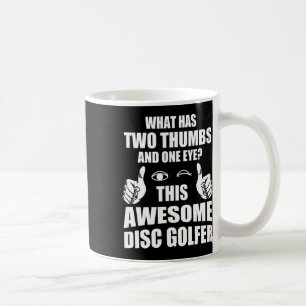 Funny Retro Disc And Disc Golf Ultimate Frisbee Pl Coffee Mug