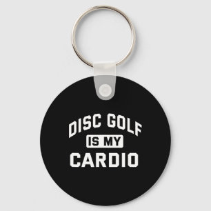Funny Retro Disc And Disc Golf Ultimate Frisbee Pl Key Ring